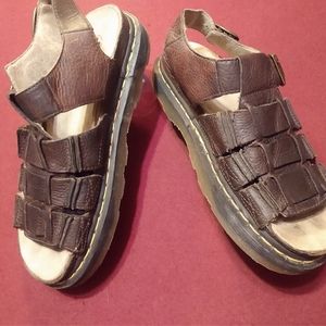 Dr Doc Martens Mens Sandals • 2 Buckle Air Wair •